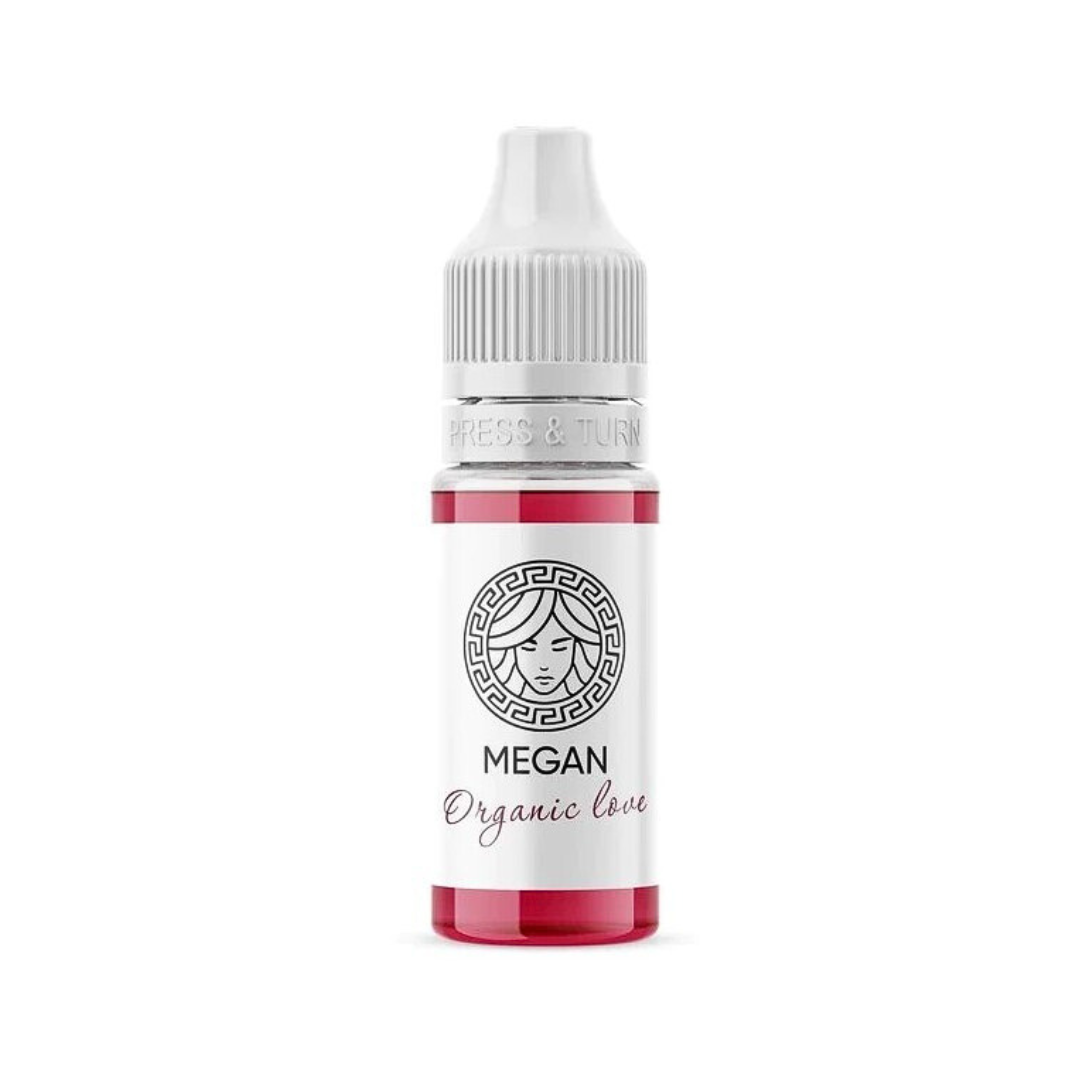 Pigmento PMU organico FACE MEGAN rosa rosso freddo intenso per labbra