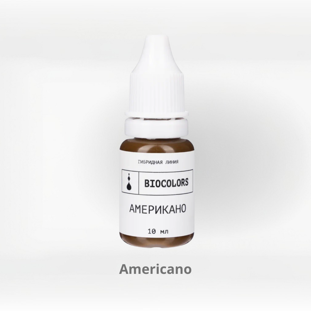 Biocolors Americano | pigmento PMU sopracciglia dark blond neutro (10 ml)