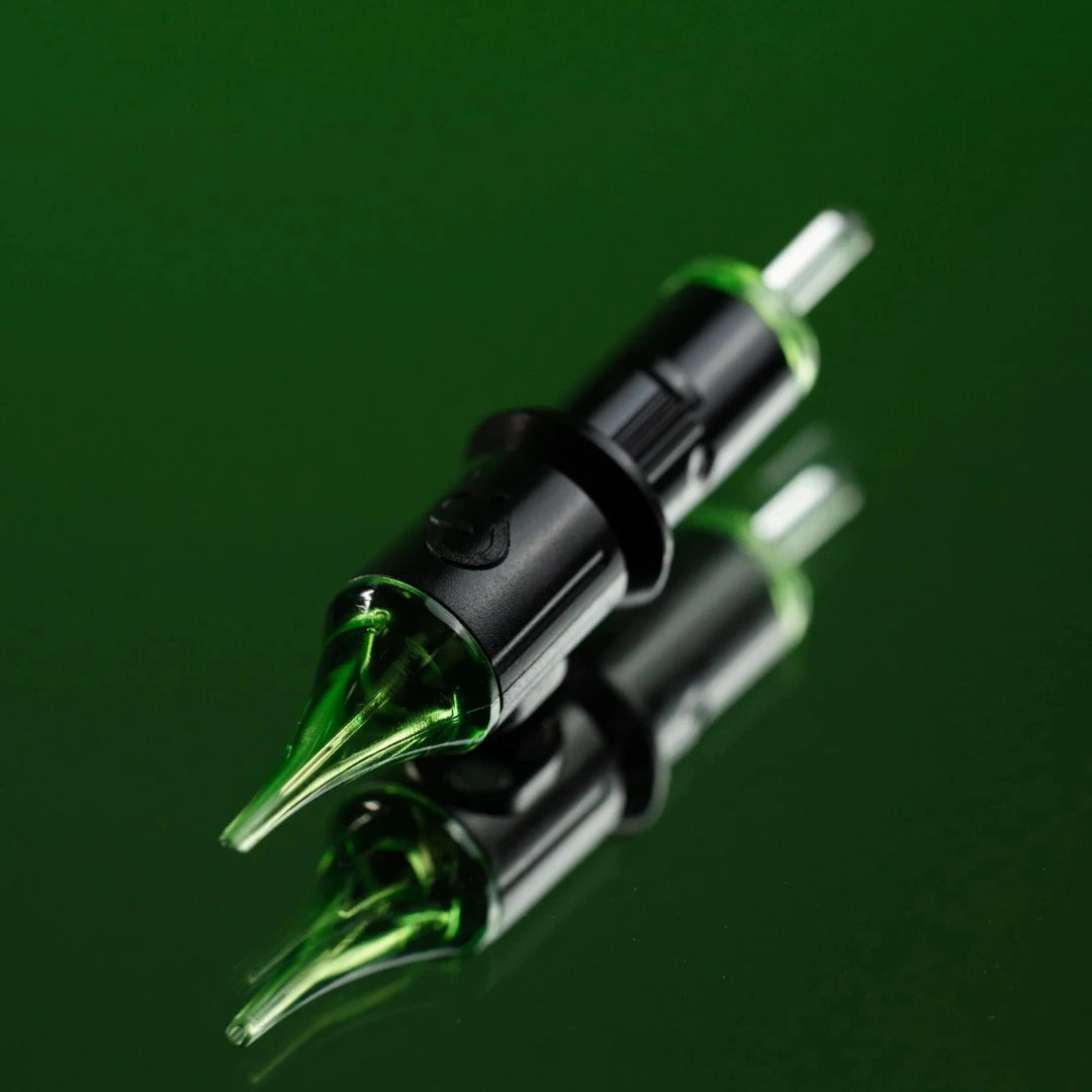 CM Supply M3 Soft: dettaglio della cartuccia nera con punta verde