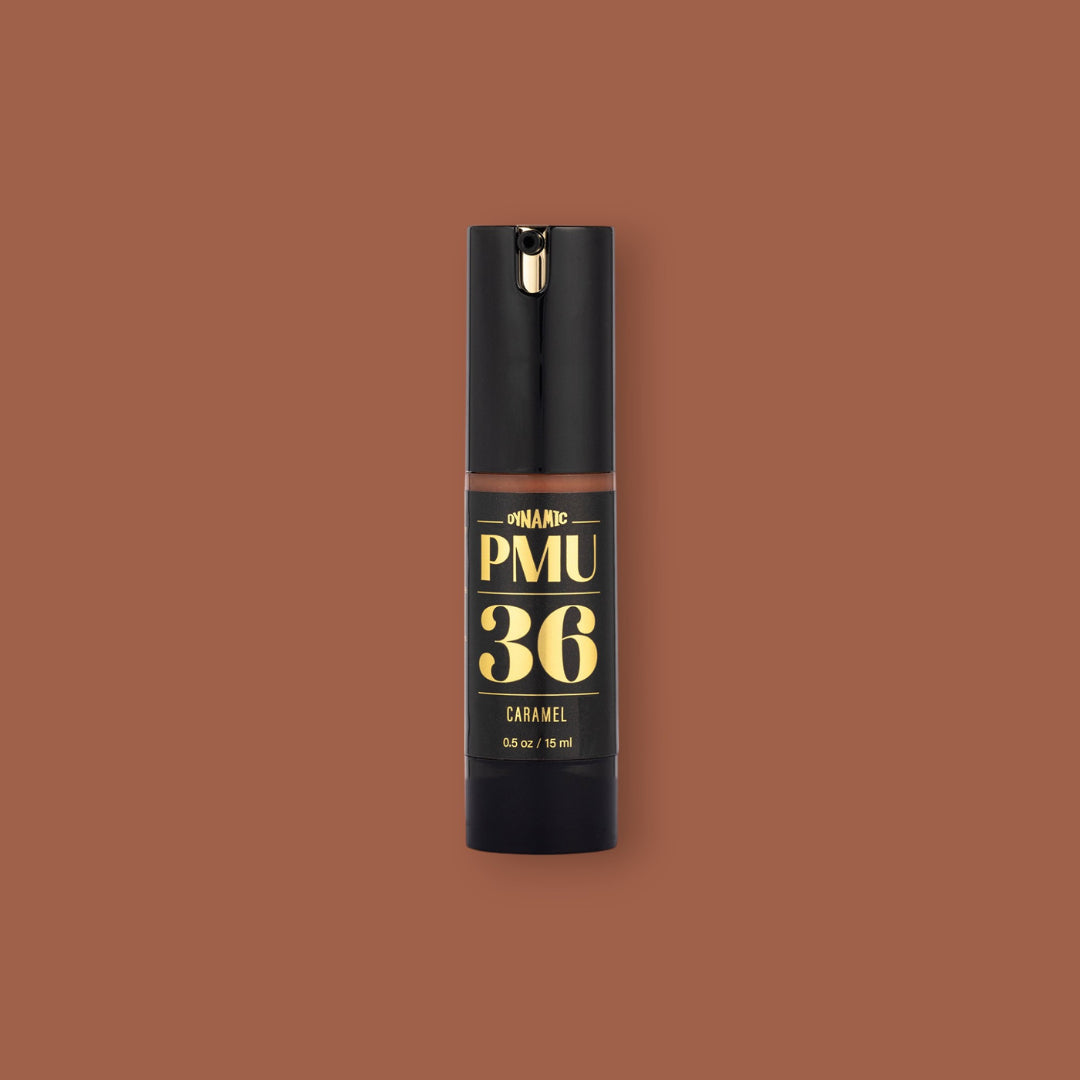 Dynamic 36 Caramel – Anorganisches PMU-Augenbrauenpigment in warmem Braun