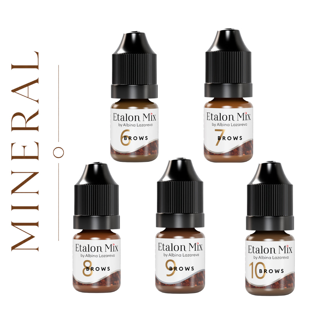 Etalon Mix Arabica N°10 – Farbpalette der Minerallinie für Augenbrauen