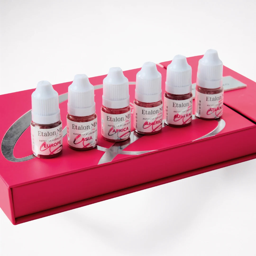 Etalon Mix Light Series – sei flaconi pigmenti labbra Light Series