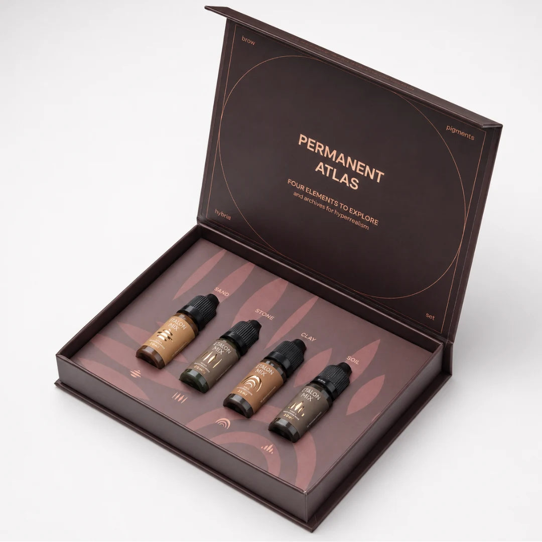 Etalon Mix Set Sopracciglia Hyper Realism – set aperto pigmenti sopracciglia Hyper Realism