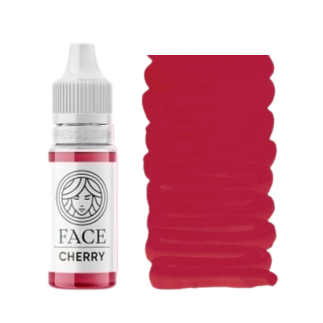 FACE Cherry: flacone e campione colore