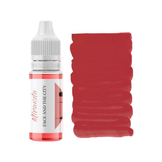 Texture pigmento PMU labbra FACE Miranda nude rosato caldo effetto morbido naturale ideale per lip blush delicato e miscele professionali