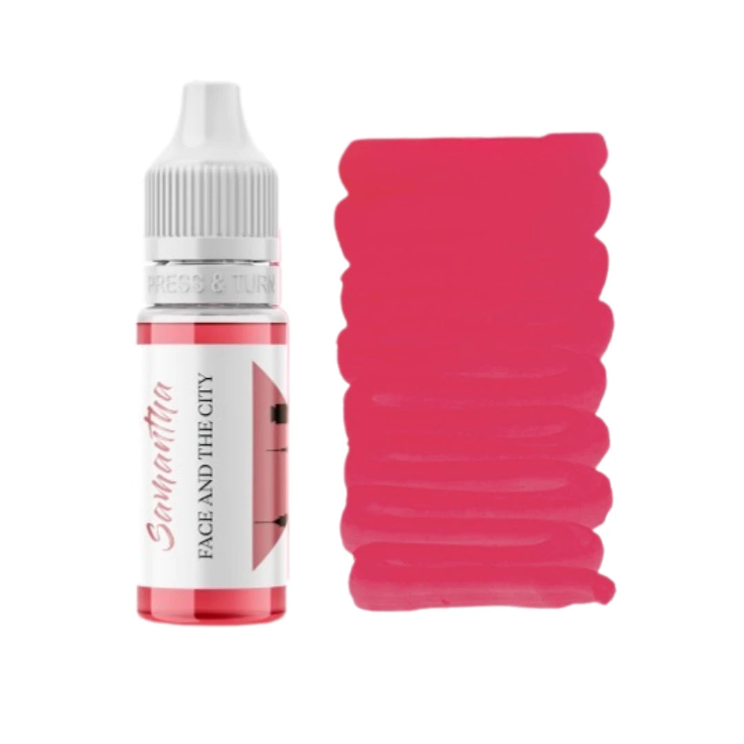 FACE Samantha - Hybrides PMU-Lippenpigment, helles warmes Nude-Rosa