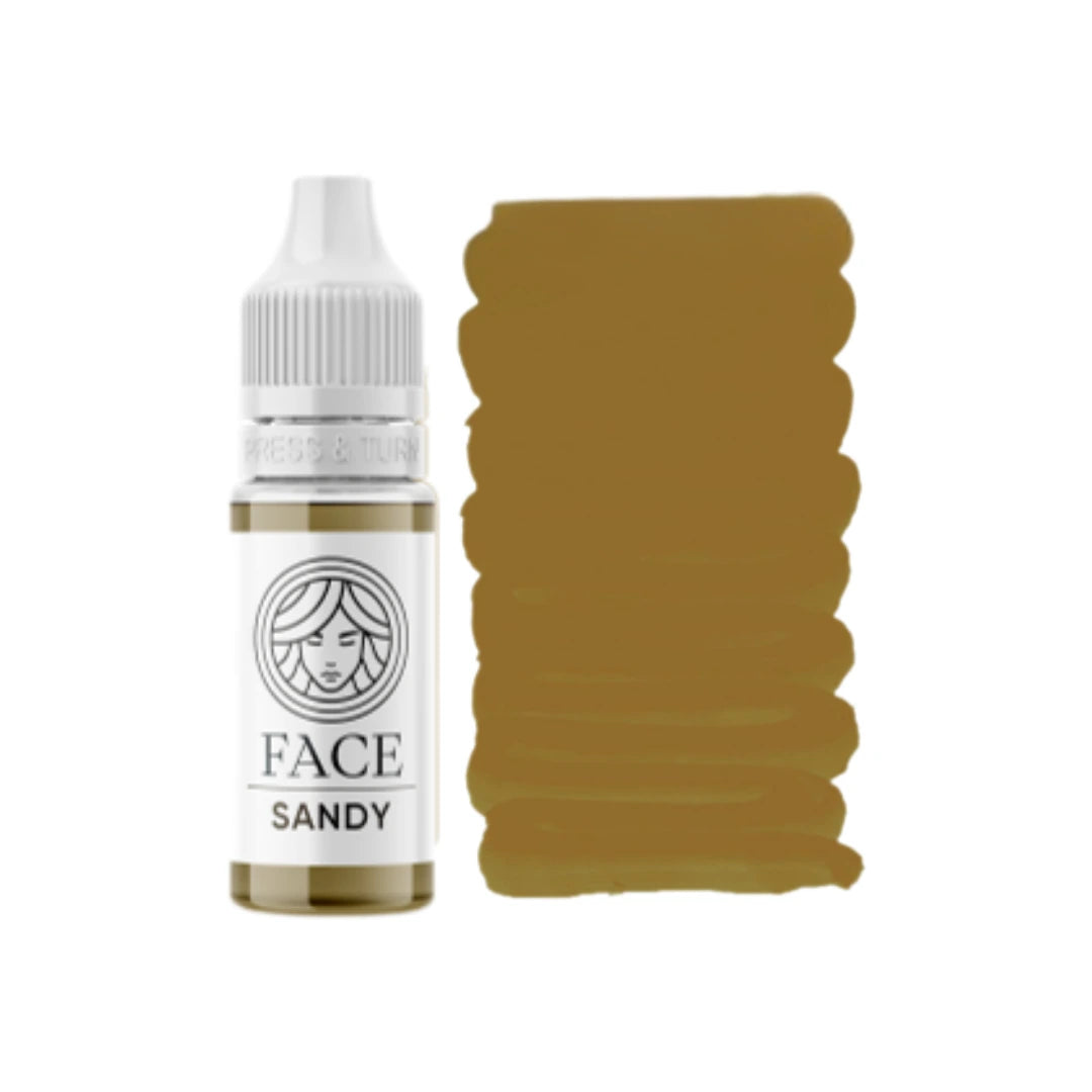 FACE Sandy - Hybrides PMU-Augenbrauenpigment, warmes natürliches Blond