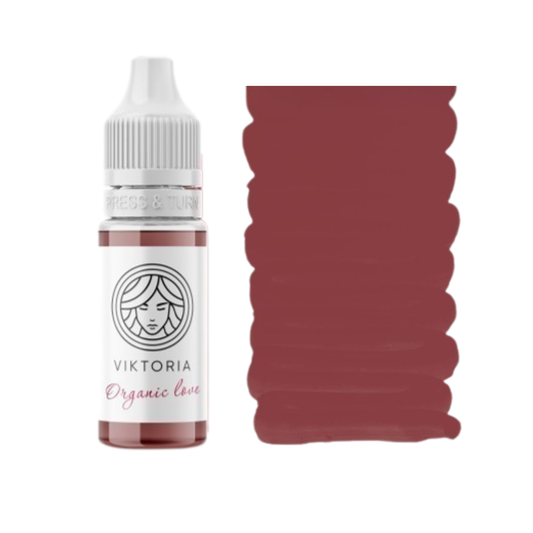 Texture pigmento PMU labbra FACE Victoria marrone rosato neutro alta saturazione effetto lip blush