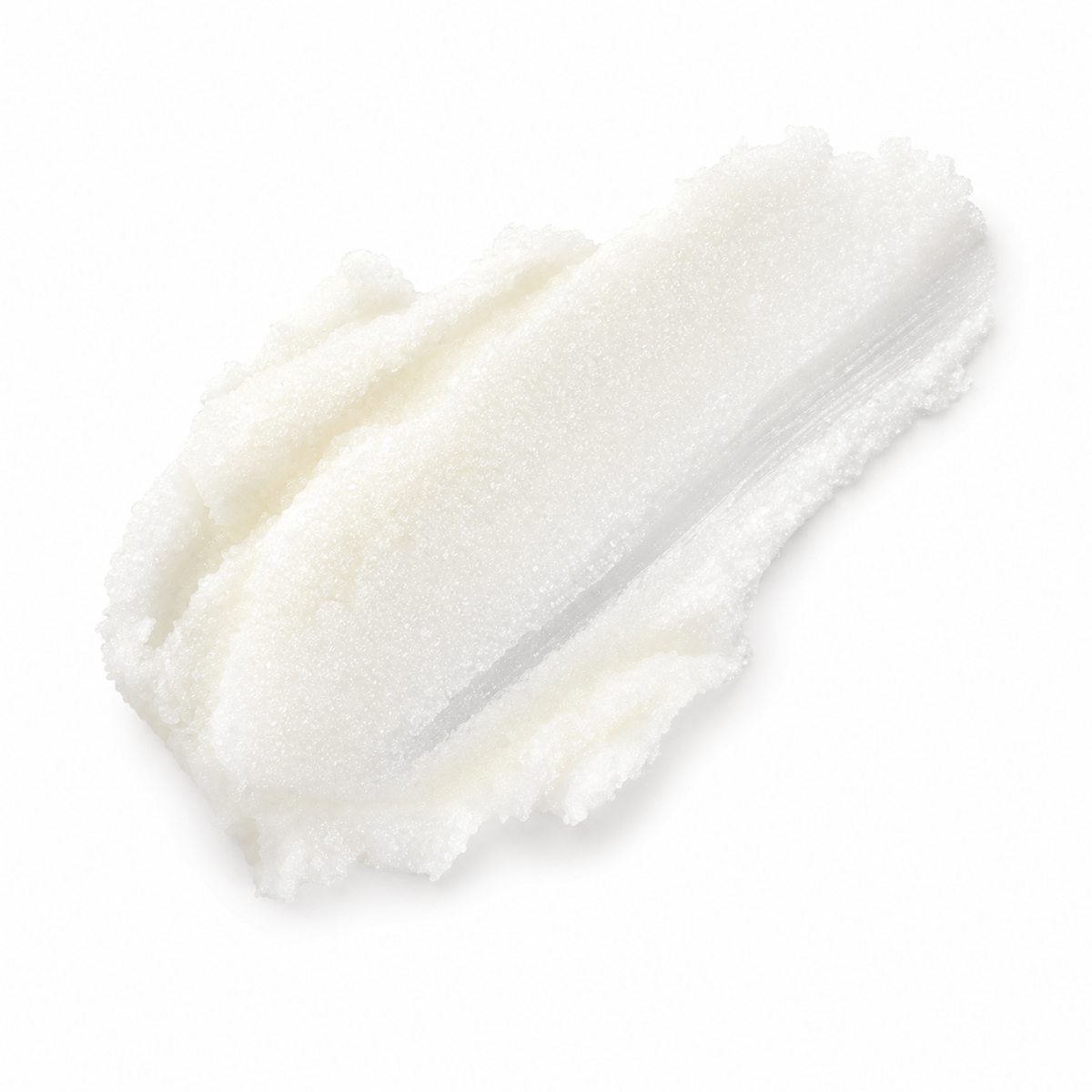 Vasetto aperto di NYSE Balm con balsamo bianco e coperchio trasparente appoggiato lateralmente.