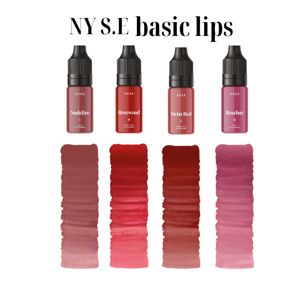 NYSE Nudefire – Hybrid-Lippen-PMU-Pigment, warmes rosé-beiges Nude