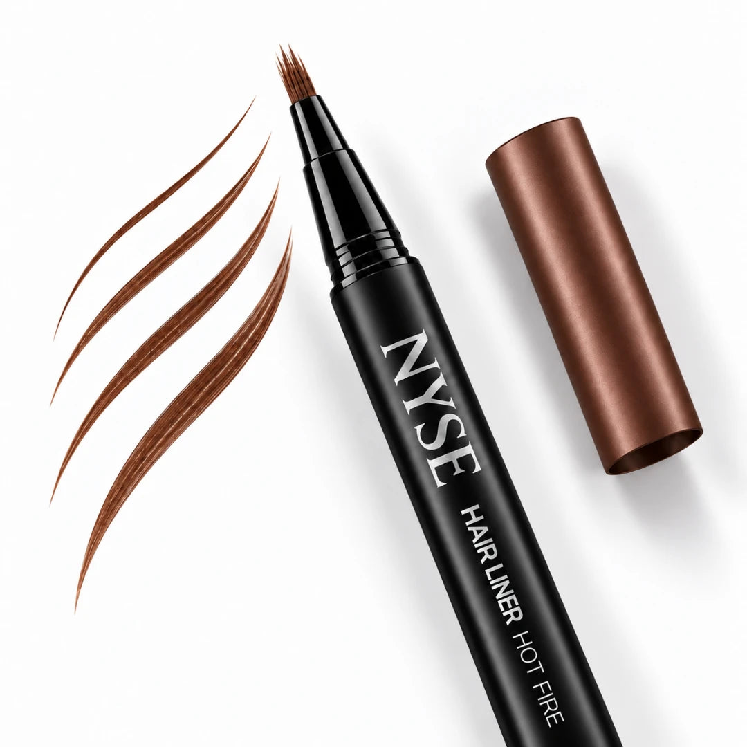 NYSE Hair Liner pennarello sopracciglia Hot Fire – applicatore e texture