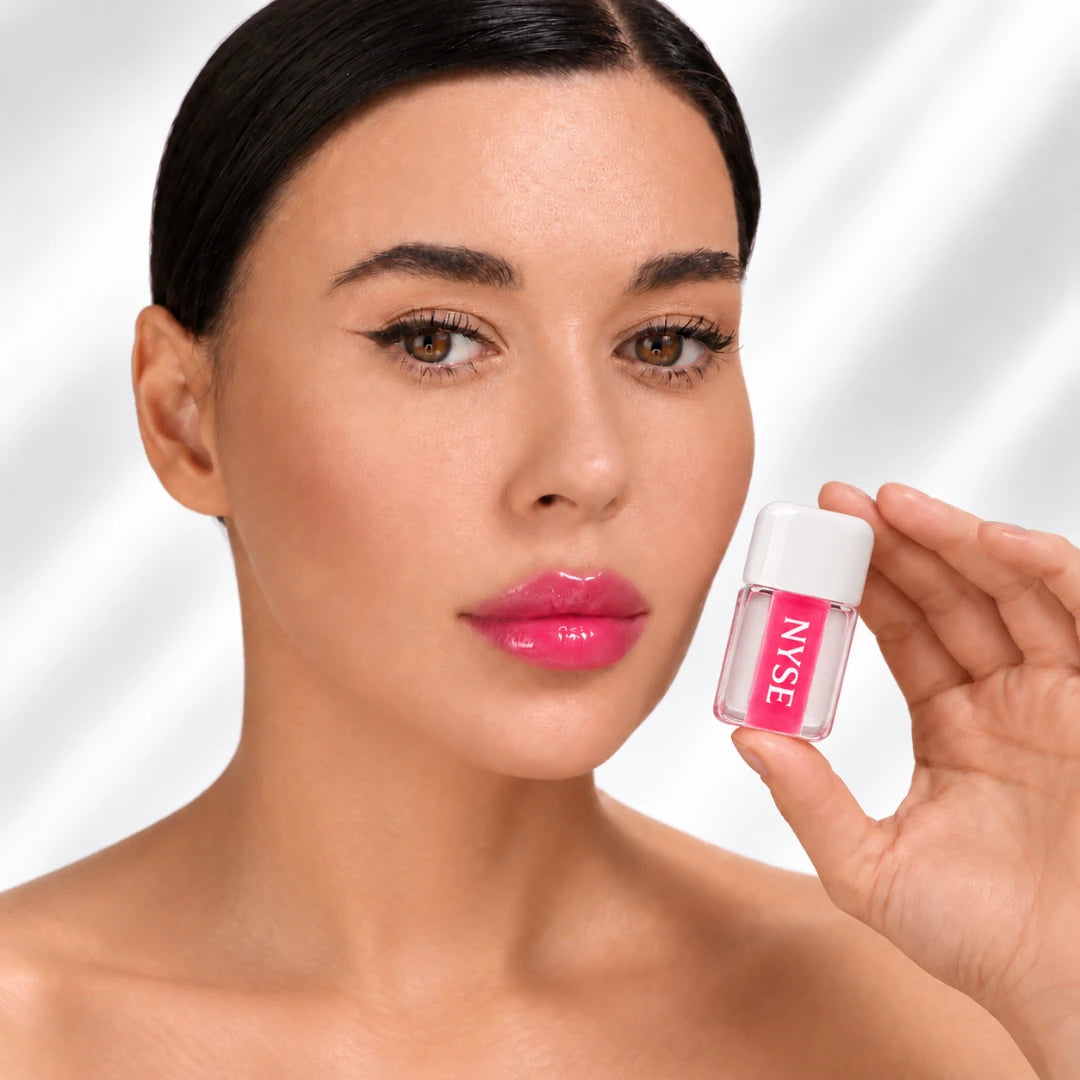 NYSE Lip Oil Gloss Lippenöl 09 Flirt – Make-up-Beispiel