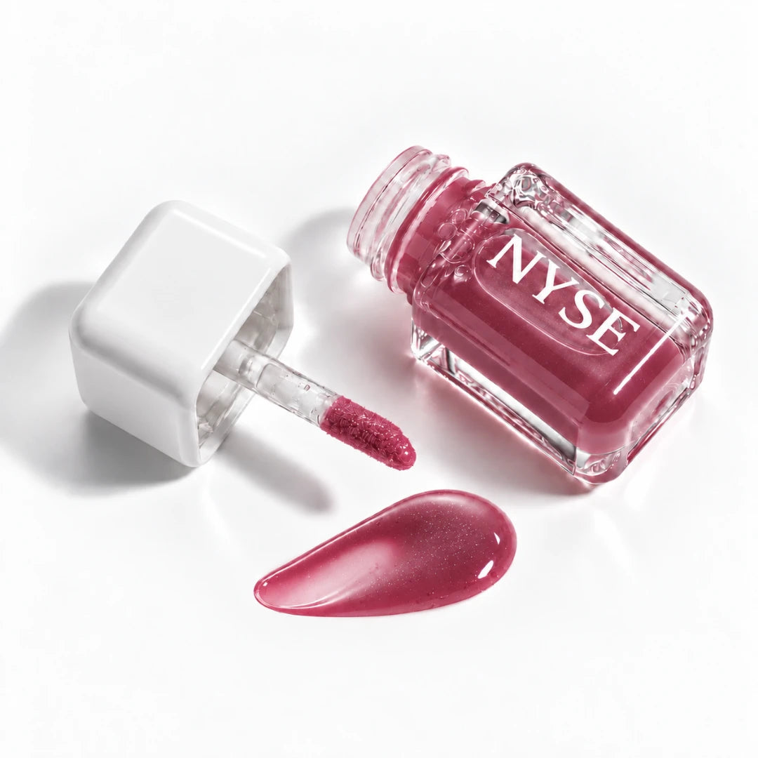 NYSE Lip Oil Gloss Lippenöl 10 Rose – Applikator und Textur