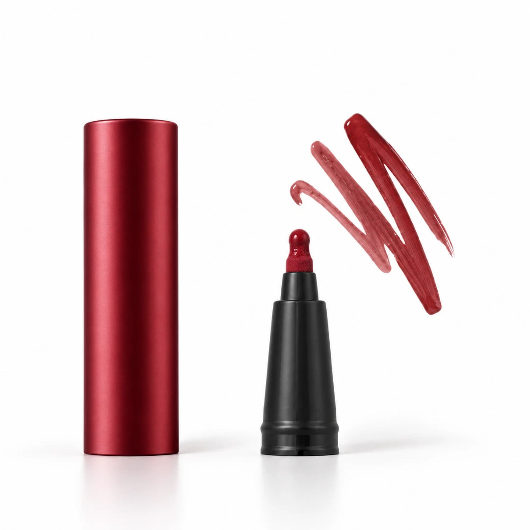 NYSE Lip Pen Liner pennarello contorno labbra Cherry – applicatore e texture