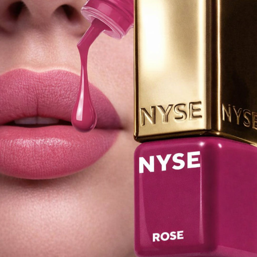 NYSE Rose pigmento PMU labbra rosa freddo con esempio visivo di risultato baby lips naturale e luminoso