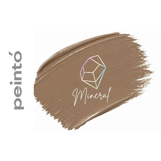 Swatch Peintó M1 Blond, pigmento minerale PMU biondo per sopracciglia.