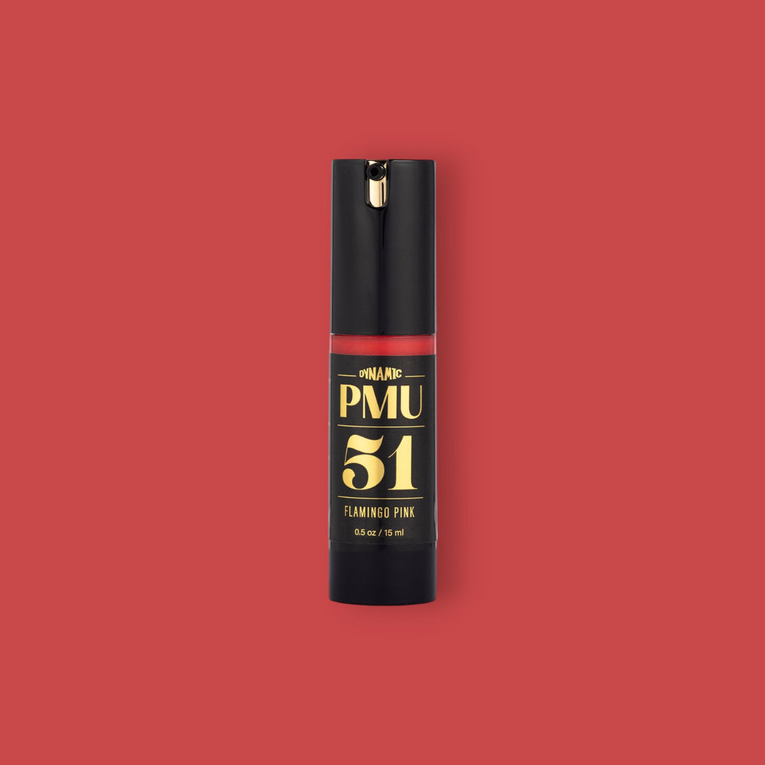 Dynamic 51 Flamingo Pink – Lebendiges rosa Lippen-PMU-Pigment