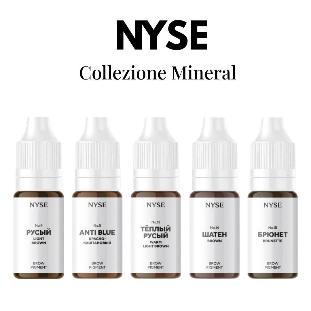 NYSE N°5 Anti Blue – Mineralisches PMU-Augenbrauenpigment, warmes Braun