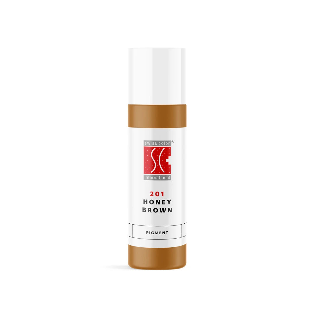 Swiss Color 201 Honey Brown: flacone del pigmento PMU