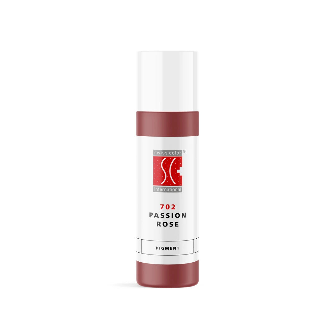 Swiss Color 702 Passion Rose - Hybrides PMU-Pigment für Lippen und Areola, warmes Rosa
