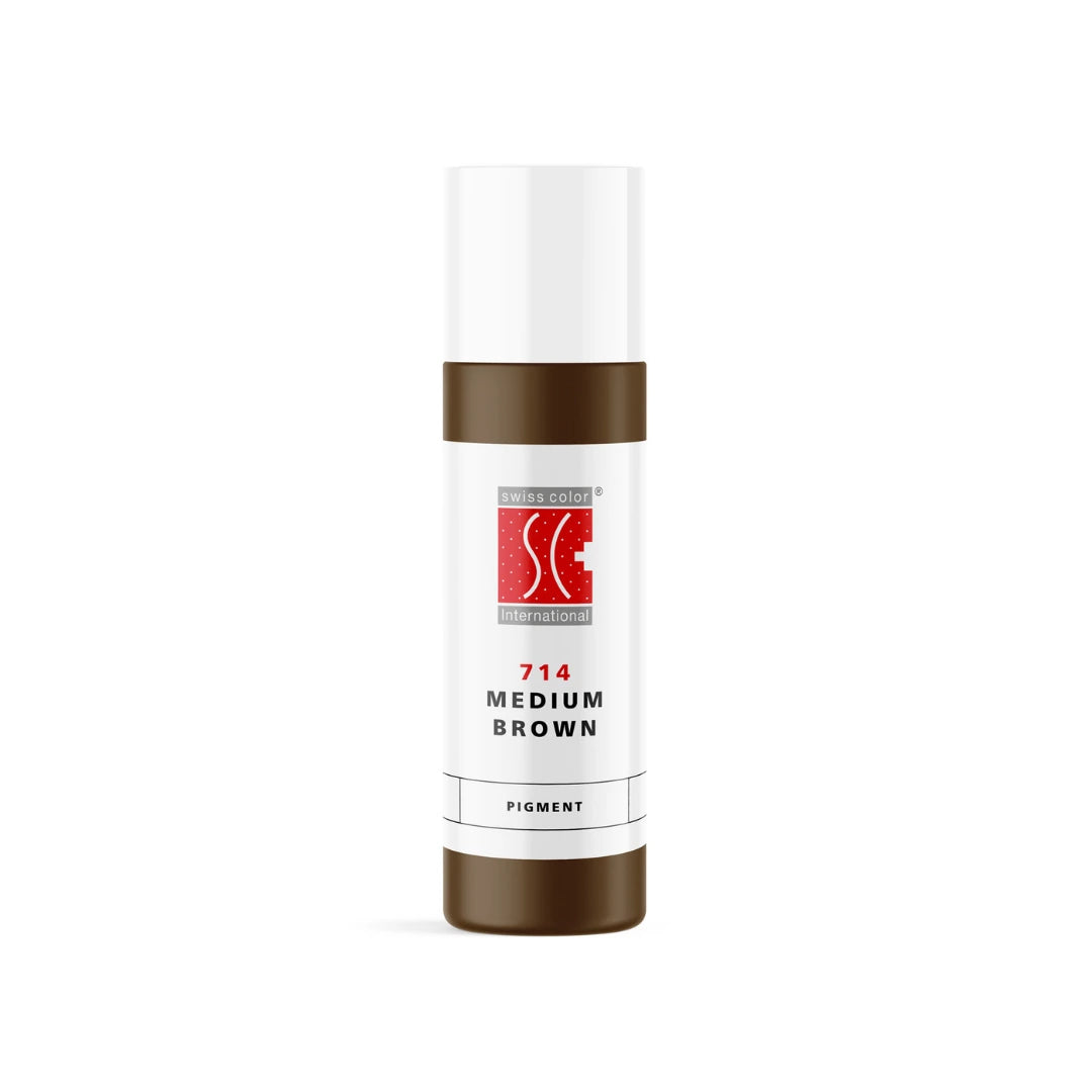Swiss Color 714 Medium Brown: flacone del pigmento PMU