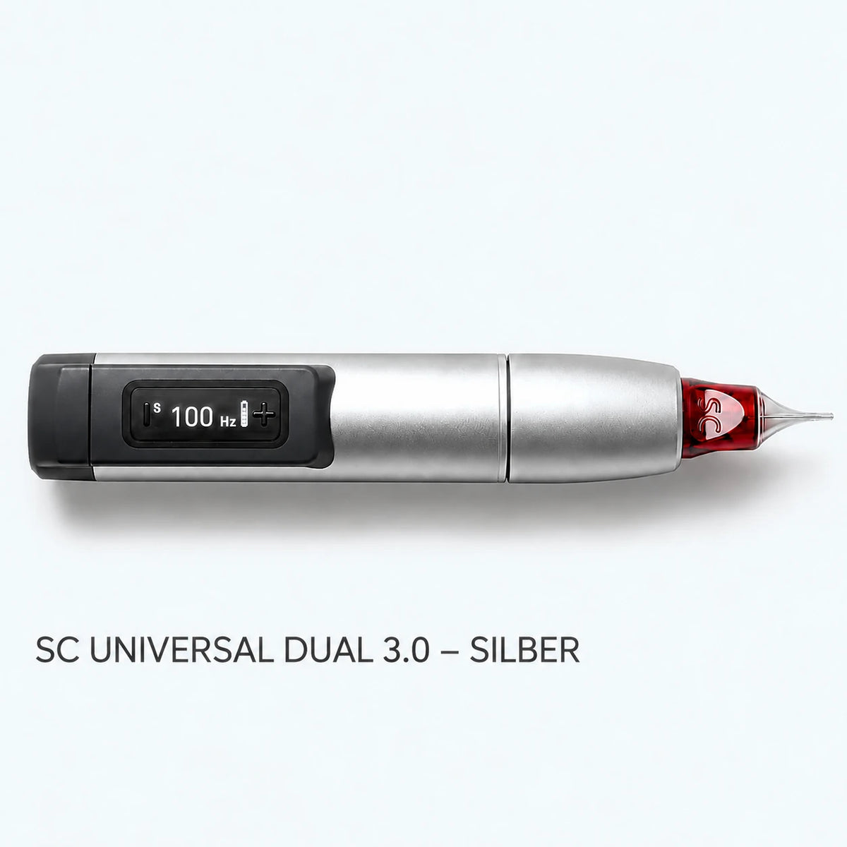 Swiss Color SC Universal Dual 3.0 in Silber mit sichtbarer Nadelkartusche