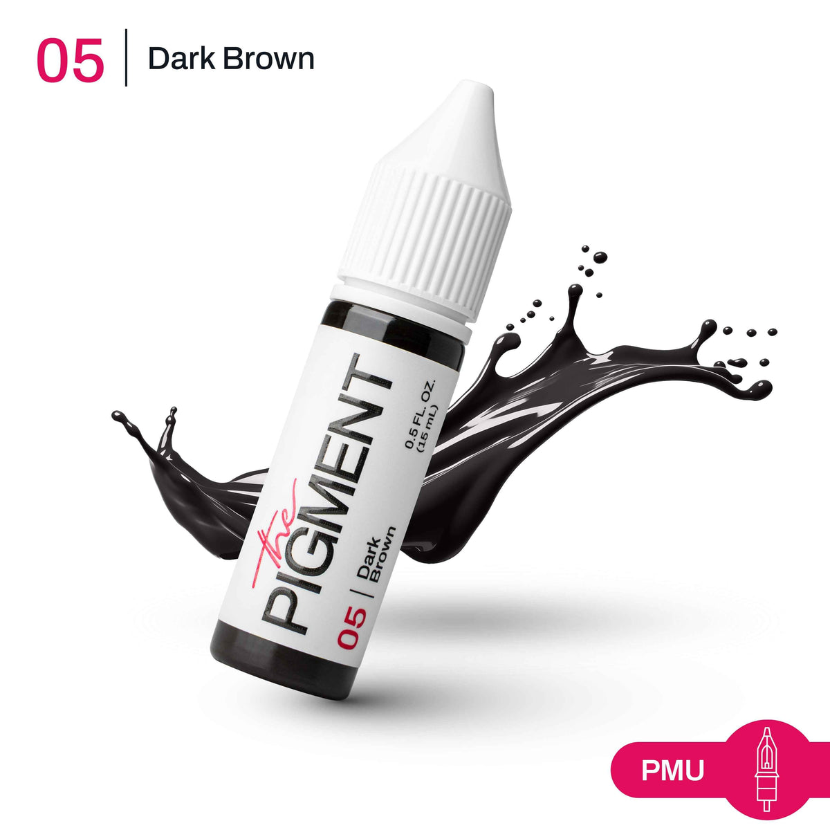 The Pigment 05 Dark Brown – PMU-Augenbrauenpigment dunkelbraun