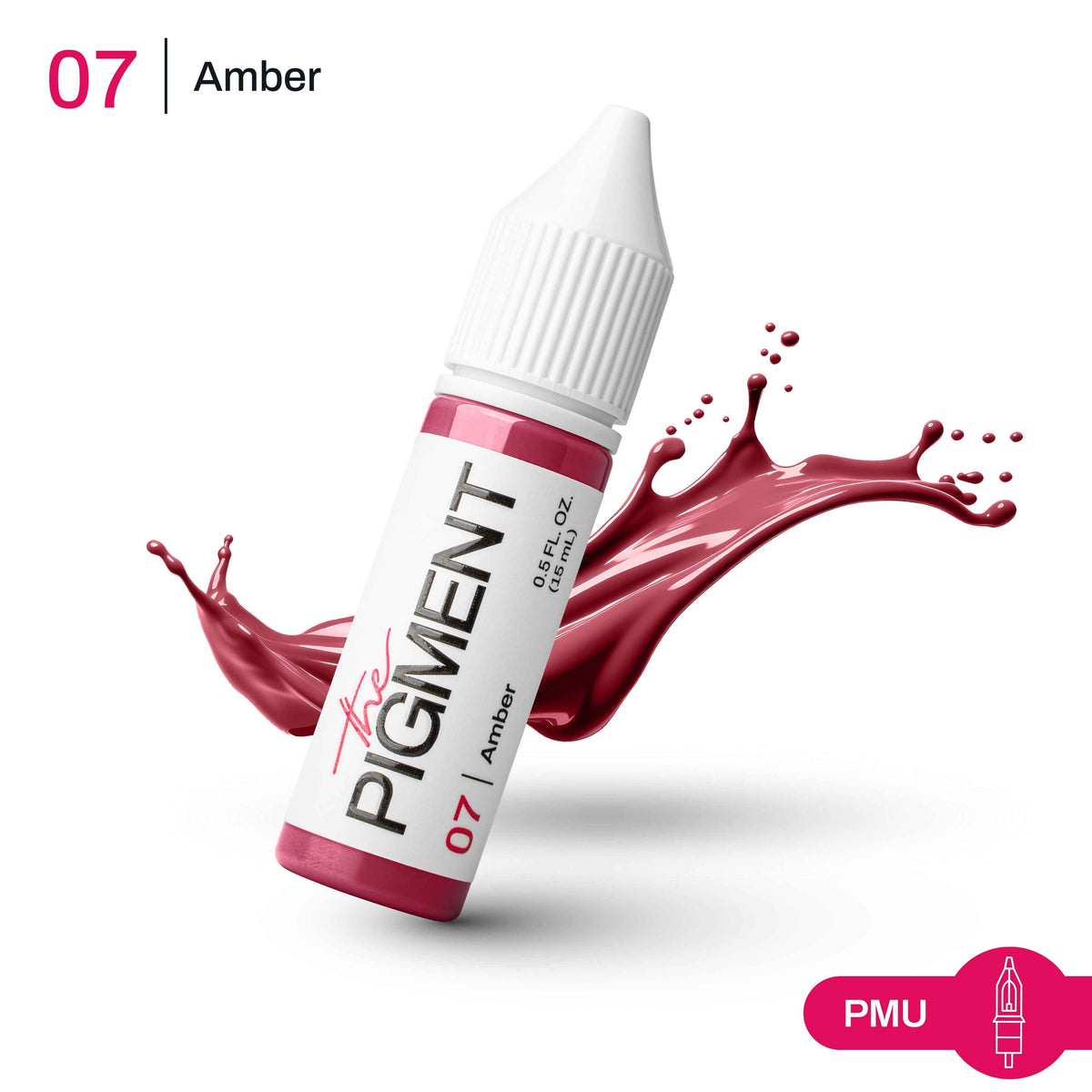 The Pigment 07 Amber – warmes, leuchtendes PMU-Lippenpigment
