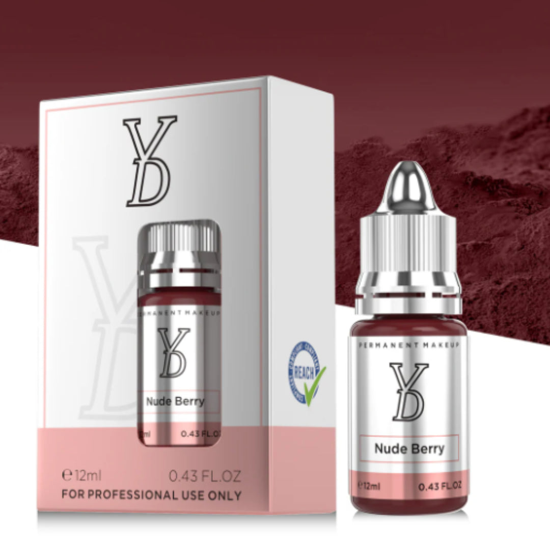 YD PMU Nude Berry – Raffiniertes Nude Berry-Rosa für PMU-Lippen