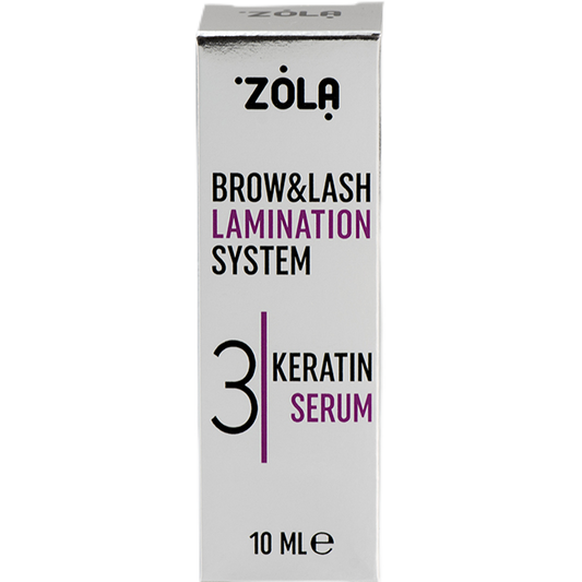ZOLA Keratin Serum 03, Laminazione classica ciglia e sopracciglia