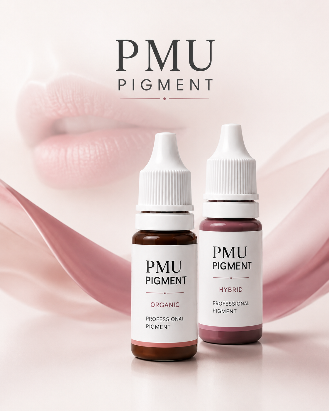 Pigmenti PMU labbra professionali per trucco permanente, tonalità nude e rosate con coprenza modulabile e guarigione uniforme