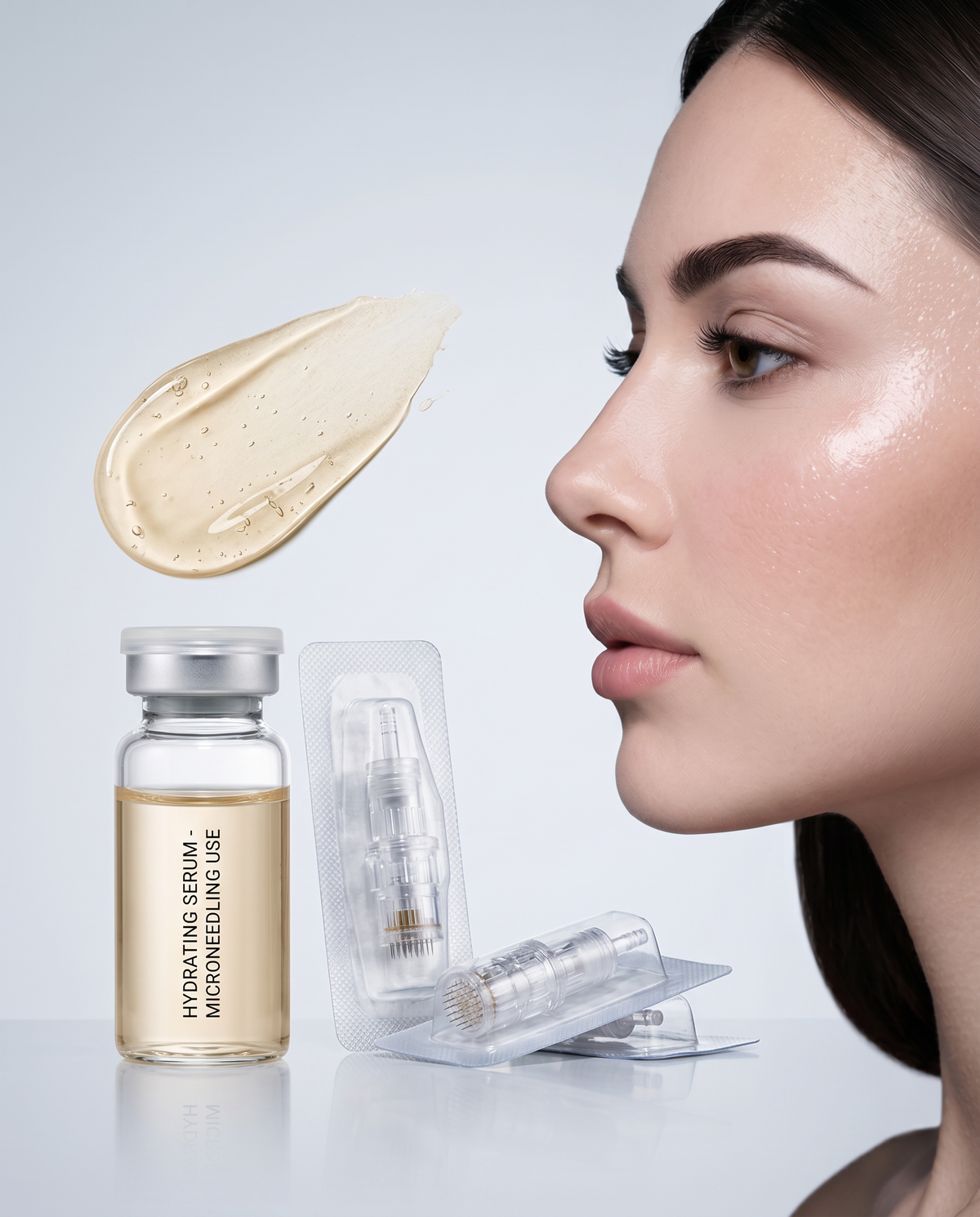 Prodotti e sieri Microneedling professionale per glow skin, idratazione profonda e trattamento viso rigenerante