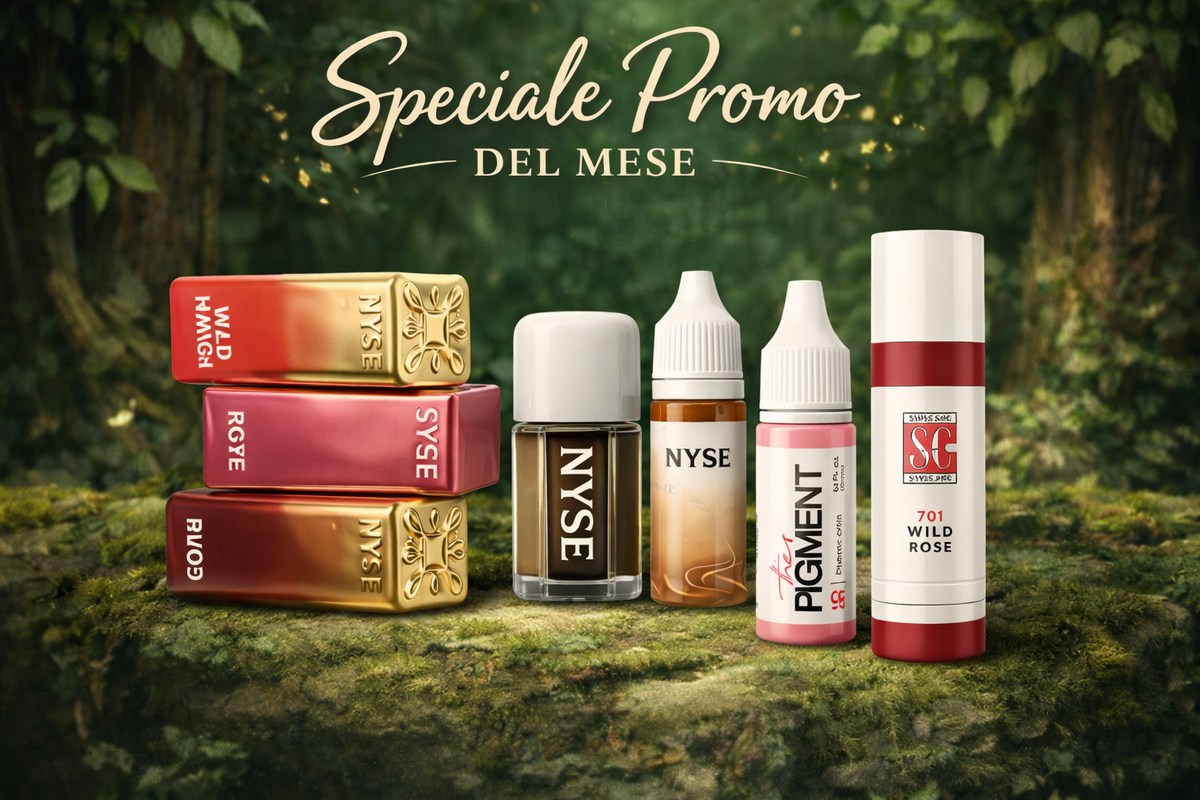 Pigmenti, aghi e prodotti PMU nello shop online che seleziona per te i prodotti migliori per Trucco Permanente