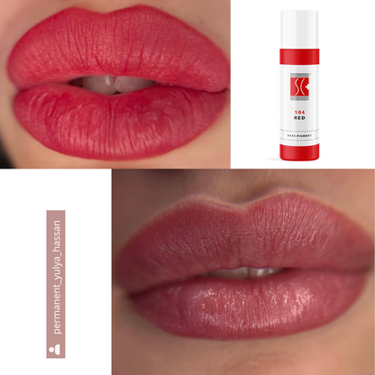 Pigmento PMU Swiss Color 104 Red – Rosso Caldo Intenso