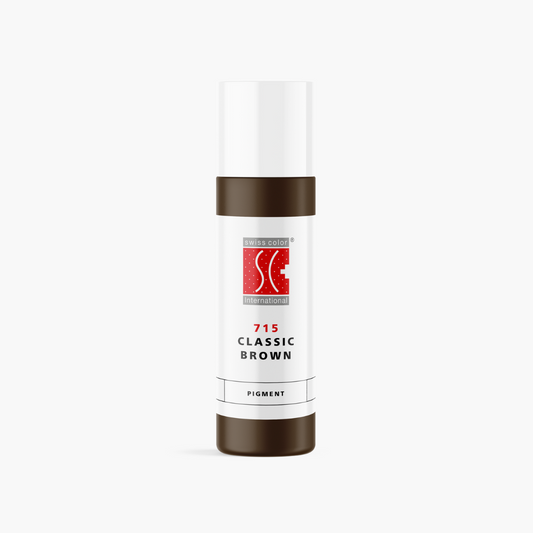Pigmento PMU Swiss Color Sopracciglia 715 Classic Brown