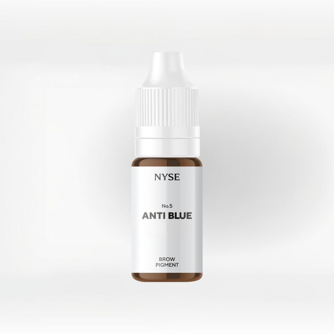 NYSE N°5 Anti Blue – Mineralisches PMU-Augenbrauenpigment, warmes Braun