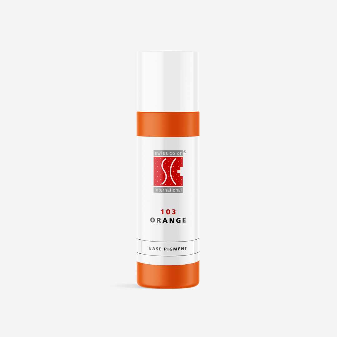 Pigmento PMU Swiss Color 103 Orange base arancio per miscelazione e correzione