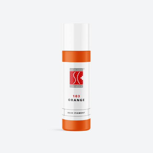 Pigmento PMU Swiss Color 103 Orange base arancio per miscelazione e correzione