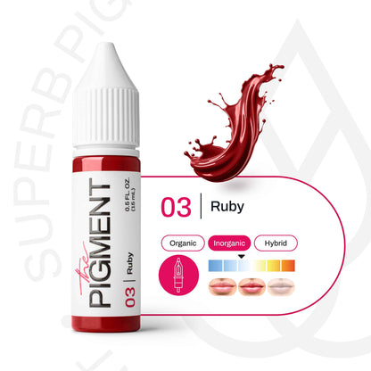 The Pigment 03 Ruby – Pigmento Labbra PMU 15 ml