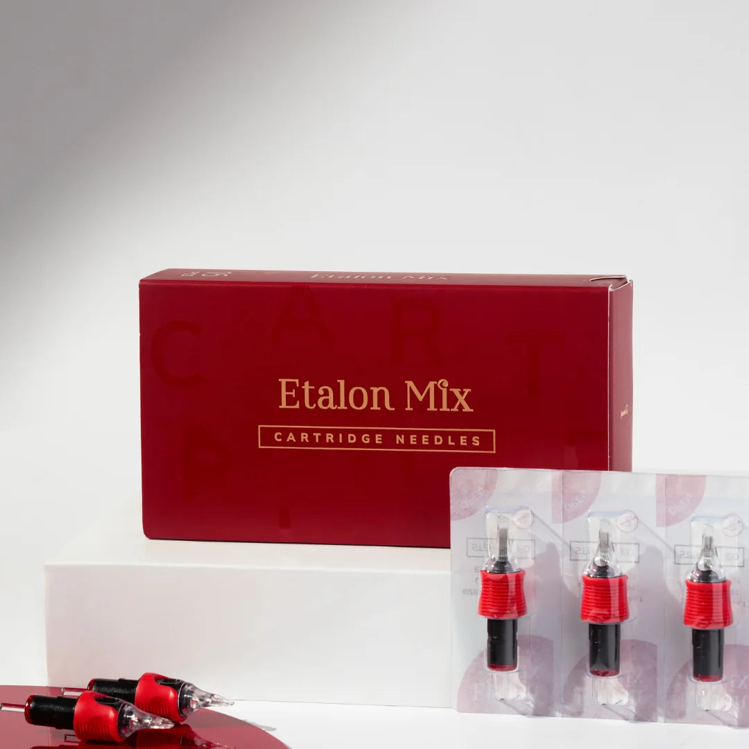 Etalon Mix: Verpackung und Nadelmodule für Permanent Make-up