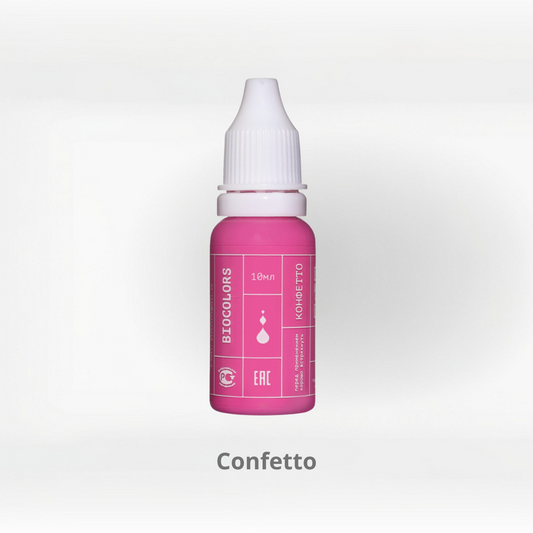 Biocolors Confetto – pigmento PMU labbra fucsia freddo intenso (15 ml)