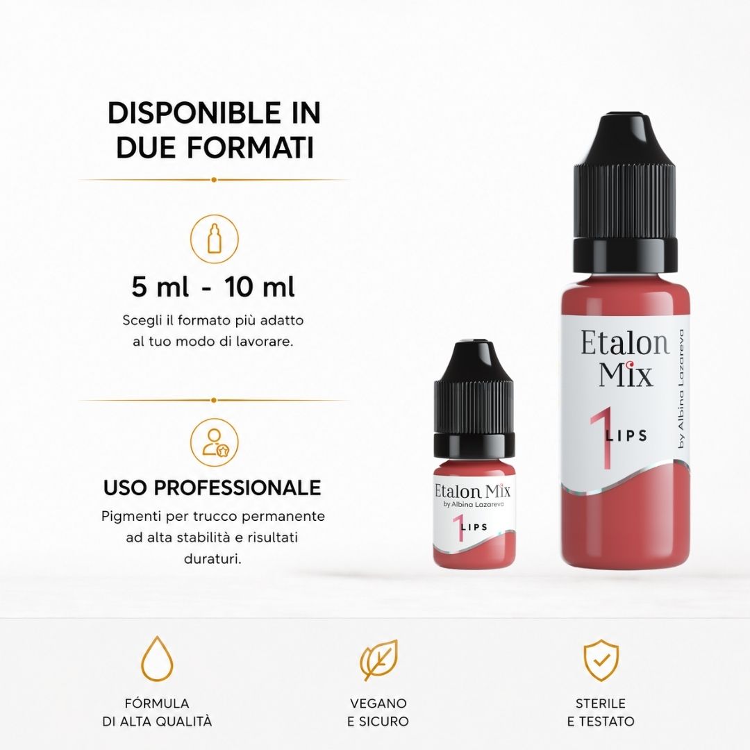 Etalon Mix 1 Lips nei formati 5 e 10 ml.