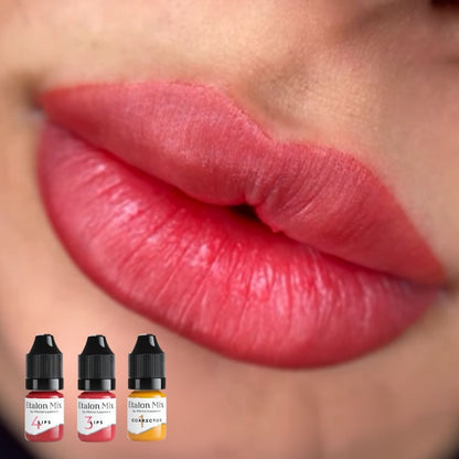 Risultato labbra con Etalon Mix 3, 4 e Corrector.
