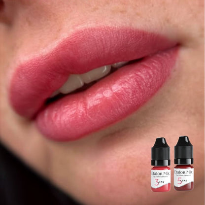 Risultato labbra con Etalon Mix 3 e 5.
