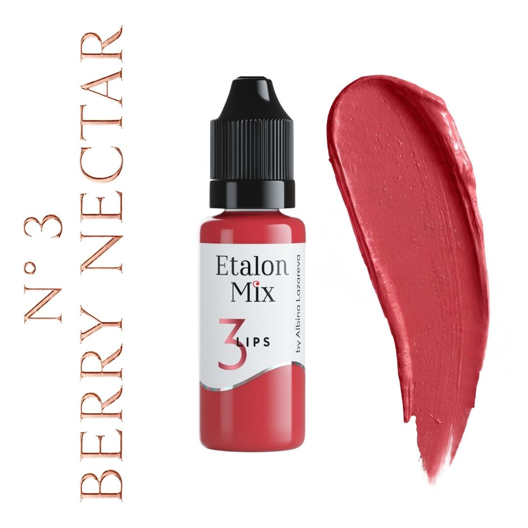 Etalon Mix 3 Berry Nectar con swatch rosa.

