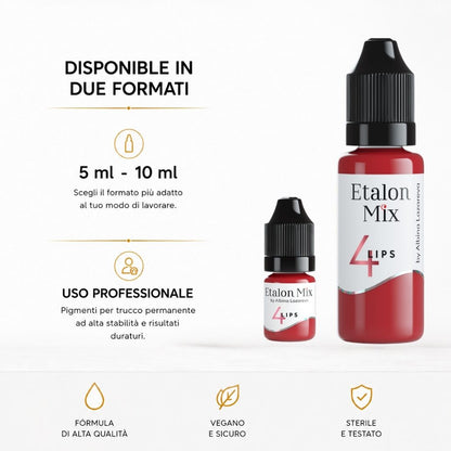 Etalon Mix 4 Lips nei formati 5 e 10 ml.
