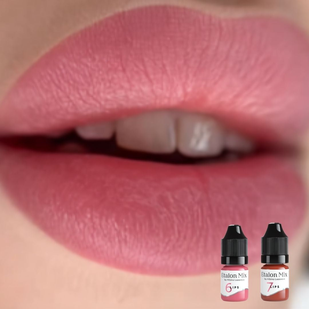 Risultato labbra con Etalon Mix 6 e 7