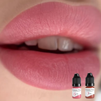 Risultato labbra con Etalon Mix 6 e 7