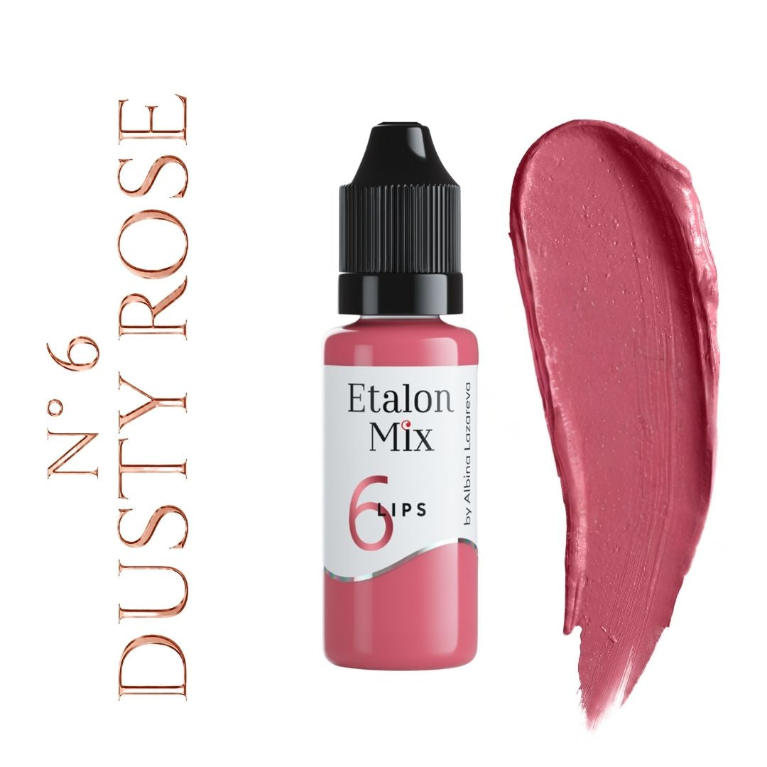 Etalon Mix 6 Dusty Rose con swatch.