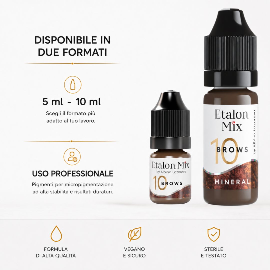 Etalon Mix Arabica N°10 Mineral disponibile in formati 5 ml e 10 ml